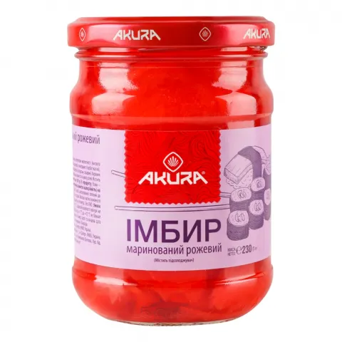 Імбир Akura 230 г маринований
