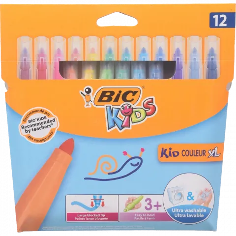 Фломастери набір 12 кол. BIC Kids Cooler XL 828966