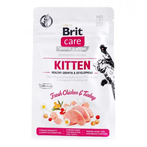 Корм д/котів Brit Care 400 г сух. Kitten HGrowth and Development