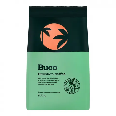 Кава Buco 200 г мел. Рецепт Бразилії