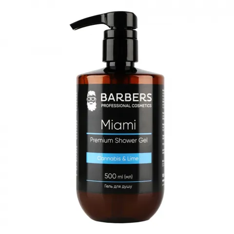 Гель д/душу Barbers 500 мл Miami