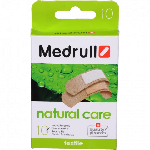 Пластир Medrull Natural Care на ткан. осн. 10 шт.