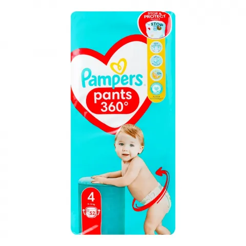 Підг.-трусики Pampers Pants Maxi 52 шт. (9-15 кг)