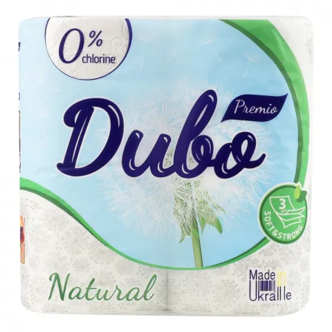 Туал. папір Диво Premio 4 шт. Natural 3 шар.