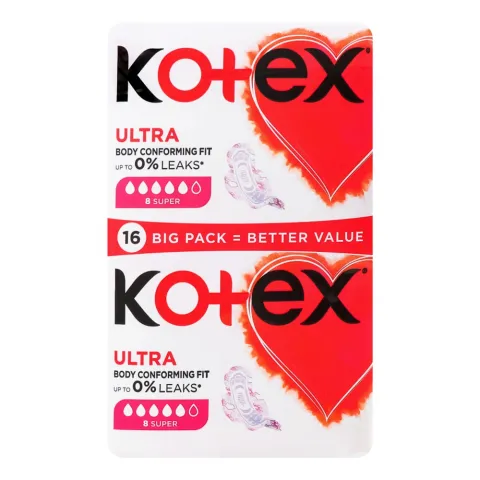Прокладки Kotex 16 шт. Ультра Dry супер Duo