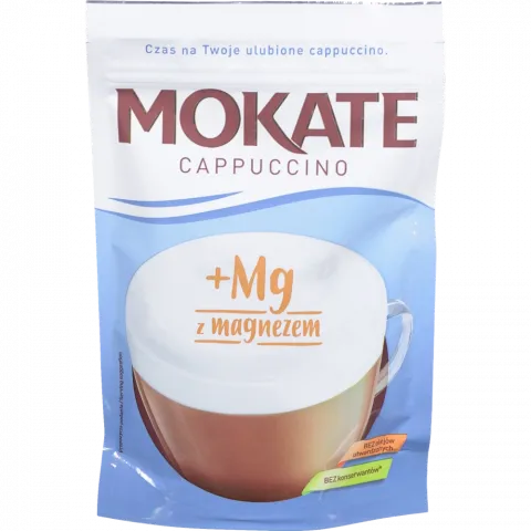Кавовий напій MoKaTe 110 г Капучино + Магній (Польща)