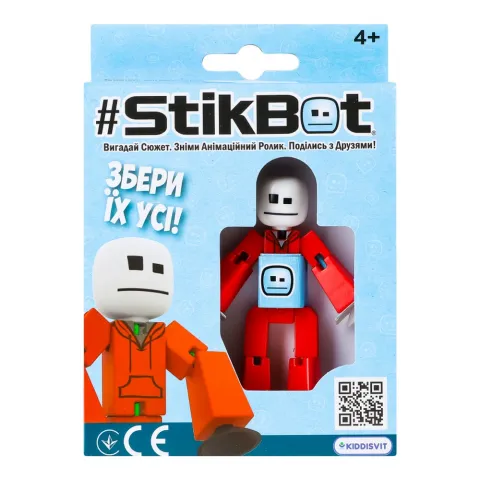 Ігрова Фігурка д/анімац. творчості Stikbot Klikbot Червоне худі TST616-23UAKDH