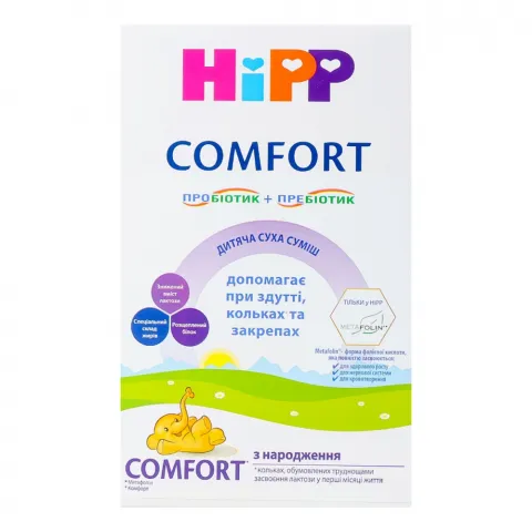 ЗГМ Hipp Comfort 300 г початкова з народження 2317