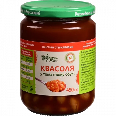 Конс Квасоля Українська Зірка 450 г т/с твіст
