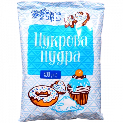 Пудра цукрова Українська зірка 400 г