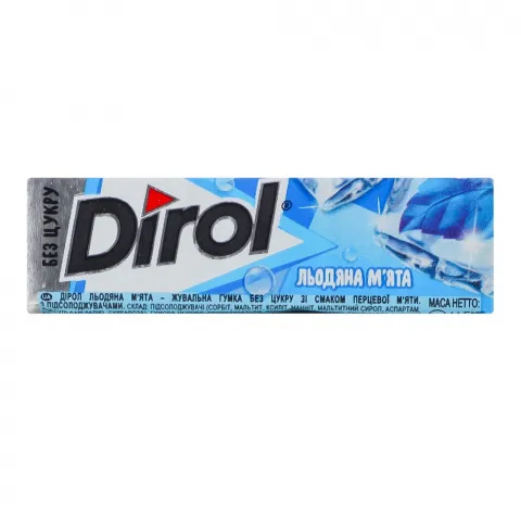 Жув. гумка Dirol Fresh 14 г Льодяна м`ята