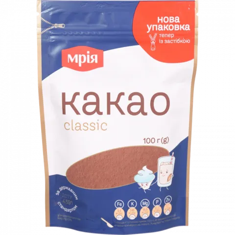 Какао Мрія 100 г пак.