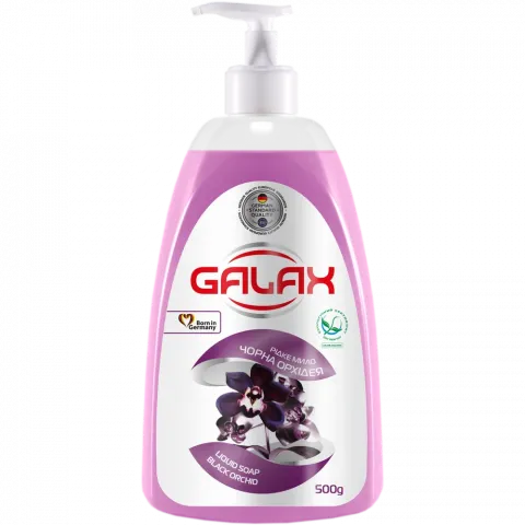 Мило рідке Galax 500 г Чорна орхідея