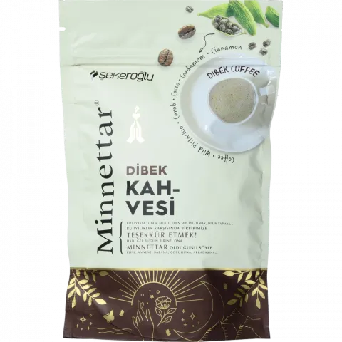 Напій кавовий MINNETTAR 165г DIBEK Фісташ./кардамон(Туреччина)И349