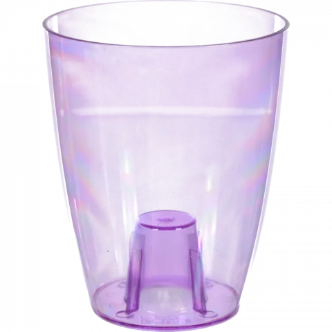 Горщик д/квітів PP COUBI Orchid 13 см фіолетовий. DUOW130PCPRB И777 (Польща)
