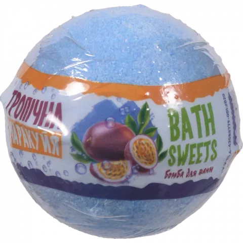 Бомбочка д/ванни Аква Шайн 100 г Bath Sweets Тропічна маракуя