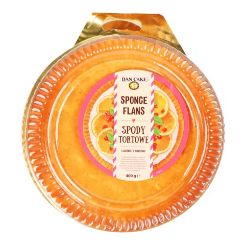 Коржі Dan Cake 400 г 3-шар Ваніль (Польща)