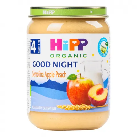 Пюре Hipp 190 г мол. Манна каша, фрукти 5509