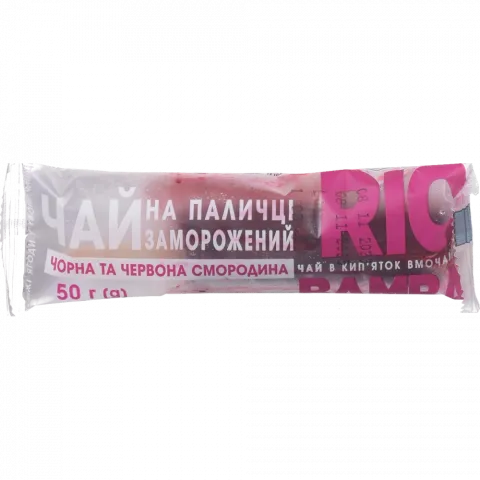 Чай заморож. РиоБамба 50 г Чорна та червона смородина