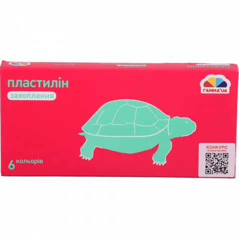 Пластилін дит. Захоплення 6 кол. 96 г стек 200301/200309