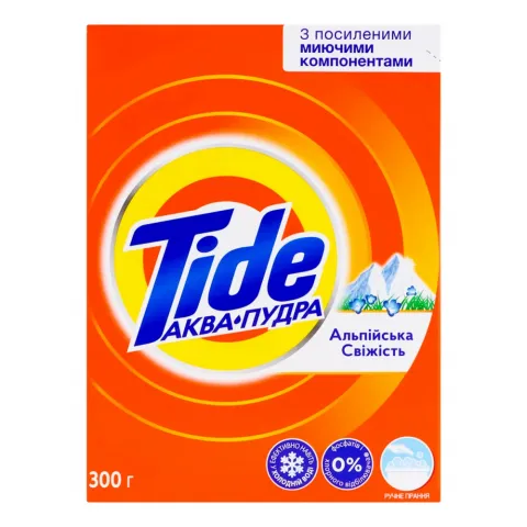 Порошок Tide 300/400 г Аква-Пудра Альпійська свіжість