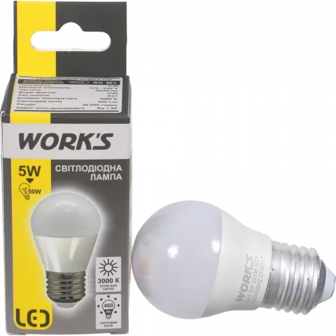 Лампа LED Work`s Long-Life LB0530-E27-G45 116273