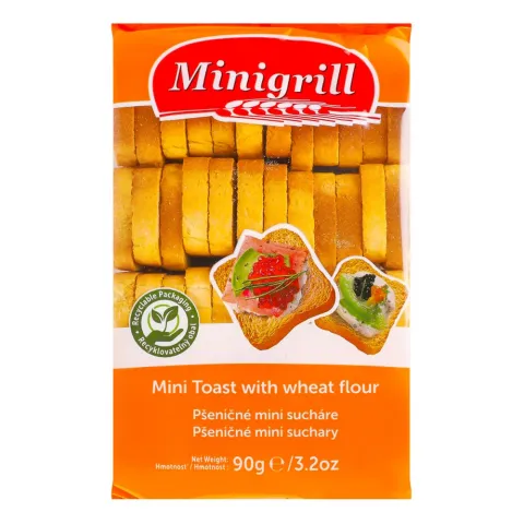 Тости пшеничні Minigrill 90 г Diatosta
