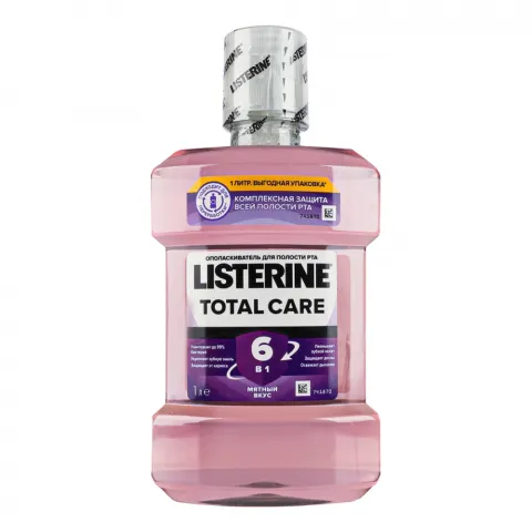 Ополіскувач д/рота Listerine 1 л Total Care