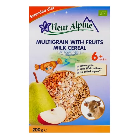 Каша Fleur Alpine 200 г мол. мультизлакова з фруктами