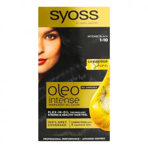 Фарба д/волосся Syoss Oleo Intense 1-10 Глибокий чорний
