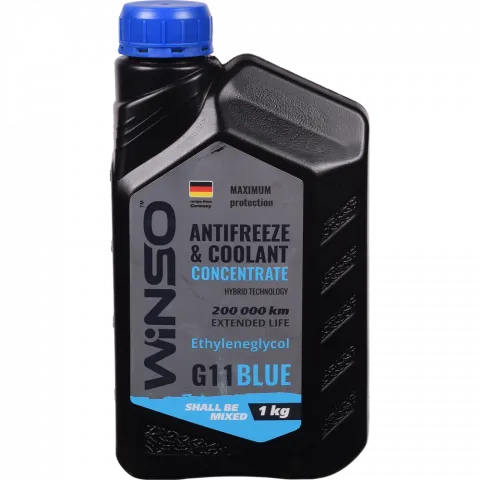 Антифриз концентрат Winso 1 кг Blue G11