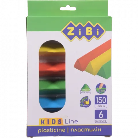 Пластилін 6 кол. Kids Line ZB.6225