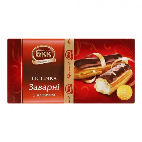 Тістечко БКК 360 г Заварні з кремом