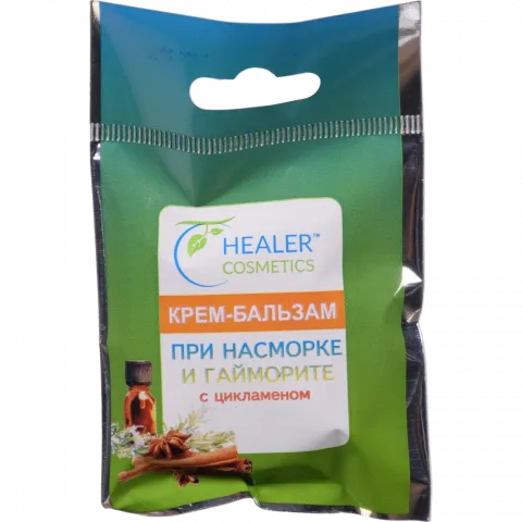 Крем-бальзам при нежиті та гаймориті Healer Cosmetics