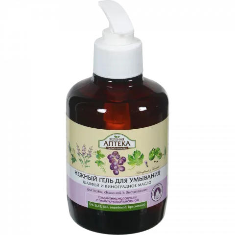 Гель д/вмивання Green Pharmacy 280 мл Ніжна Шавлія