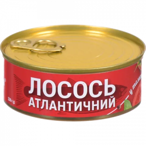 Конс Лосось Banga RigaExtra 230 г з/б ключ у т/с Атлантичний (Латвія)