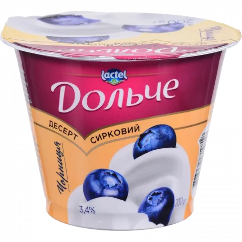 Десерт Дольче 200 г 3,4 Чорниця