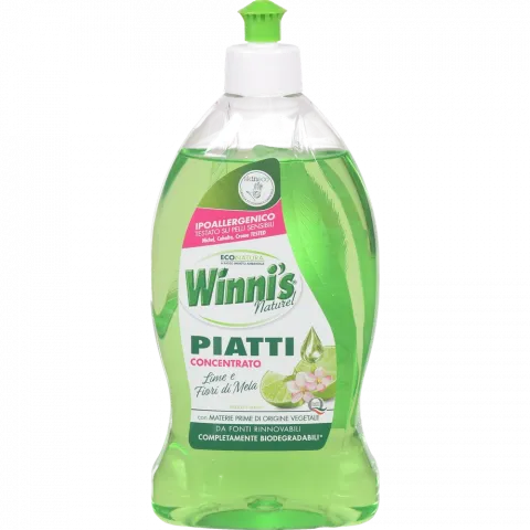 Засіб д/посуду Winni`s 480/500 мл Гіпоалергенне Piatti Lime