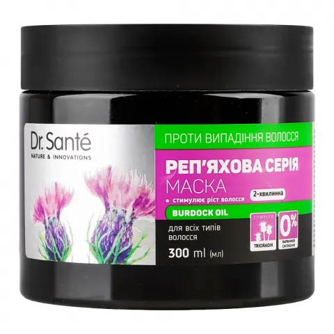 Маска д/волосся Dr.Sante 300 мл Реп`яхова серія п/випадіння