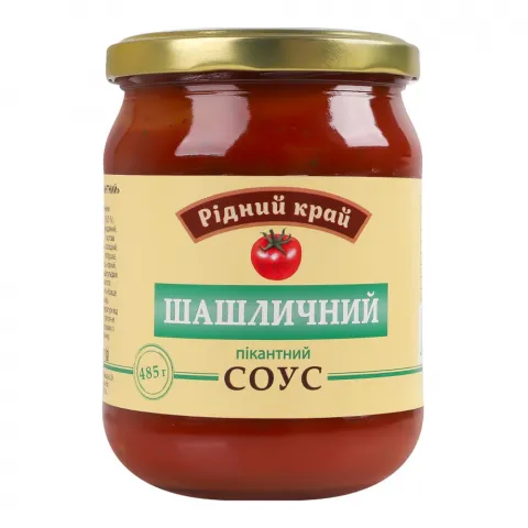Соус Рідний край 485 г Шашличний пікантний