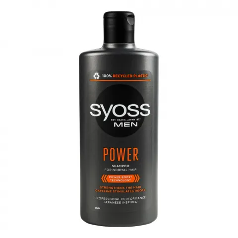 Шампунь Syoss 440/500 мл Men Power д/нормального волосся