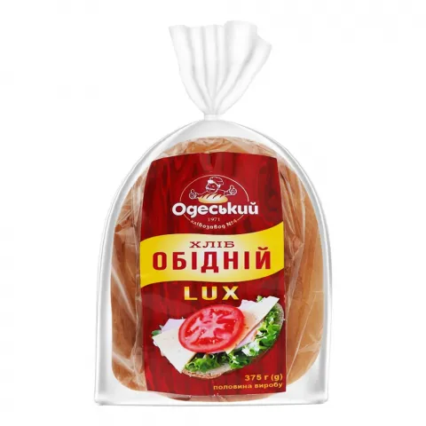 ОК Хліб Обідній Люкс 375 г полов. упак.