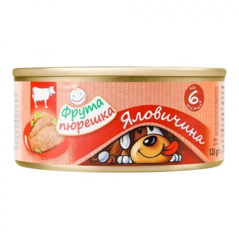 Пюре Hame 120 г Фрута Пюрешка яловичина