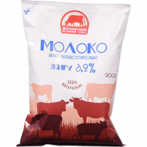 Молоко ЖМЗ 3,2  900 г ультрапастер.