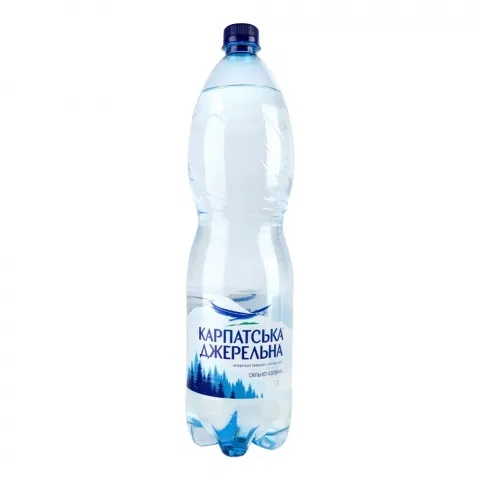 Вода Карпатська джерельна 1,5 л пл. газ.