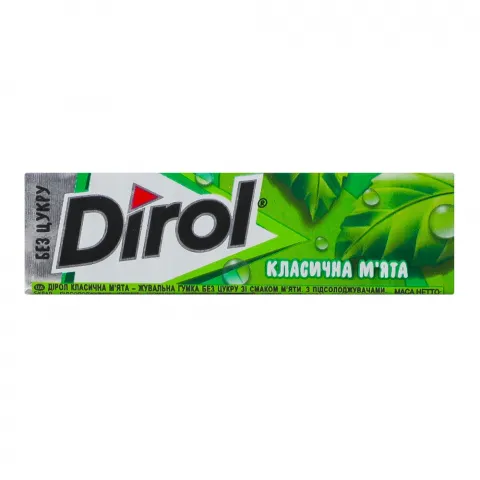 Жув. гумка Dirol 14 г Класична м`ята