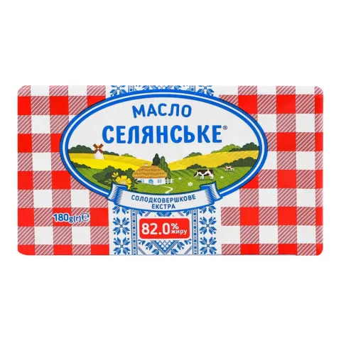 Масло Селянське 82 180 г (Люстдорф)