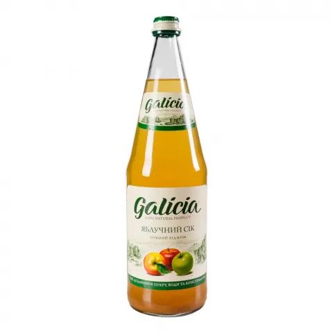 Сік Galicia 1 л скл. яблучний