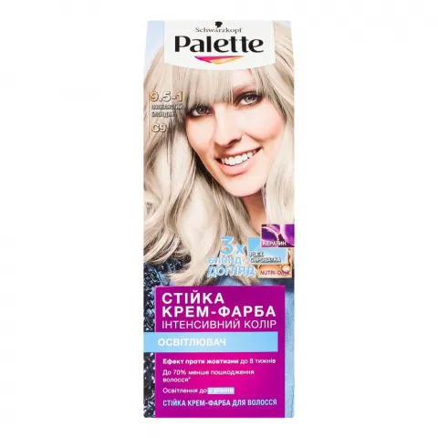 Фарба д/волосся Schwarzkopf Palette ICC 9,5-1 (С9) Попелястий блондин
