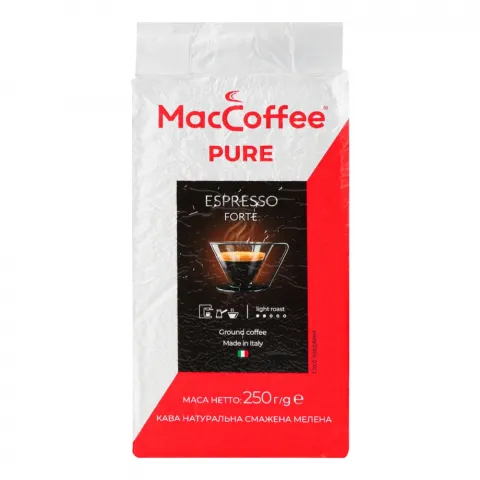 Кава Мак Кофе 250 г мел. Pure Espresso Forte